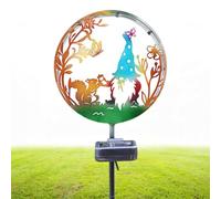 Genérico Luces Solares para Jardín | Decoración para Vallas,Estacas Decorativas para Jardín,Para Propietarios y Jardineros, Senderos, Patio, Entrada, Macizo de Flores, Terraza, Valla, Césped y