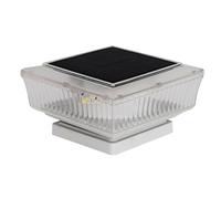 Genérico Luces Solares Para Postes | Luces Solares De Jardín Impermeables - Lámpara de Bajo Consumo para Poste Jardín Patio Trasero Porche Entrada de Coche Sendero Escaleras Puerta Balcón