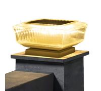 Genérico Luces Solares para Valla | Impermeable Luz Exterior Solar Para Jardín,Lámpara de Bajo Consumo para Poste Jardín Patio Trasero Porche Entrada de Coche Sendero Escaleras Puerta Balcón