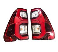 Genérico Luces Traseras Automáticas, Intermitentes, Marcha Atrás, Luz De Freno Adicional, Lámpara Para Camionetas Para Hilux, Para Revo Para Rocco (2016-2023)(RED COLOR)