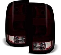 Genérico Luces Traseras Luz De Freno Luces Traseras Para GMC Para Sierra 2007-2013 1500 2500HD 3500H Piloto Trasero Luz De Freno, Luz Antiniebla Y Luz De Señalización(Rojo 1)