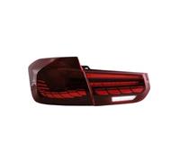 Genérico Luces Traseras Para Serie 3 F30 M3 F80 2013 2014 2015 2016 2017 2018 2019 M4 Luces Traseras Dinámicas Completas LED Con Señal Giro Secuencial luz trasera coche(Red)