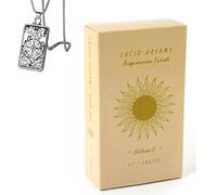 Genérico Lucid Dreams Beginners Tarot Deck - Edición de Bolsillo, Papel de Cobre, Ideal para nuevos Lectores, Incluye Tarjetas Y Collar