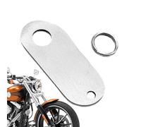 Generico Luck Riding Bell Hangers For Motorcycle - Motorcycle Accessories Bells Accessory And Key Chain - Bells Accessory And Key Chain Biker Accessories Bring Good Luck, Silver Type A + Key Ring