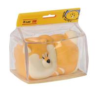 Genérico Lucky Dog Shiba Follow Figurine, Fortune Charm, 4.25x3.66x3.14 Inches Food Accessories, Decorative Desktop Ornament for Car Decoration, Birthday, Valentine’s Day, Display