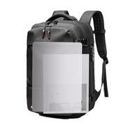 Genérico Luft-Vakuum-Rucksack, Vakuum-Rucksack Reisen - 60L erweiterbares Computerfach, wasserdichte Vakuumverpackung aus Oxford-Stoff für Geschäftsreisen, tägliches Pendeln, Negro , Consulte la