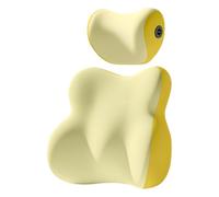 Genérico Lumbar Support for Car - Memory Foam Ergonomic Cushion, Breathable Back and Headrest Pillow For Driving Comfort, Pressure Relief Auto Accessories on Vehicle Truck Office Chair Travel, 40x5cm