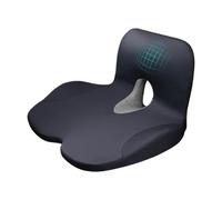 Genérico Lumbar Support Seat Cushion - Car Workplace Chair Comfort Pillow | Flat Foam Cushion with Non-Slip Base, Ergonomic Design For Hips and Back, Ideal For Driving, Desk Work, Home
