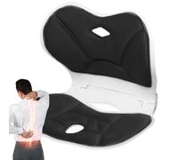 Genérico Lumbar Support Seat Cushion - Seat Cushion for Children | Lumbar Support Chair Pad | Ergonomic Portable Seats Cushions and Backrests for Sitting Working Home Car Sofa Truck Wheelchair