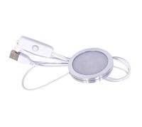 Genérico Luminaire LED Plat 5V USB - Projecteur Rond À Adhésif 60mm Pour Éclairage De Placard, Cave Meuble, Spot Pour Ambiance 3D Rangements | Installation Facile, Intérieur, Dressing Et Camping-Car