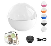 Genérico LumiOrb WiFi Crystal Ball - 3D Video & Photo Memory Sphere, 2.7 lnch Video Display Crystal Balls, for Anniversary Birthday Christmas Halloween Decor (White)