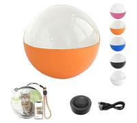 Genérico LumiOrb WiFi Crystal Ball - 3D Video & Photo Memory Sphere, 2.7 lnch Video Display Crystal Balls, for Anniversary Birthday Christmas Halloween Decor (Orange)