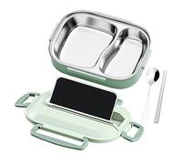 Genérico Lunch Box Containers For Adults - Stainless Steel Insulated School Lunch Box | Outdoor Container | Kitchen Dining Supplies For Sports Summer Picnic Sea Outdoor Travel Camping