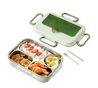 Genérico Lunch Box Insulated, Portable Meal Storage Container, Consistent Heat Maintenance, Large-Capacity For School, Work, Travel, And Daily Meal Prep, 7.48x3.15x10.24 Inches