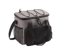 Generico Lunch Box, Lunch Container, Insulated Bag, Lightweight, Compact, Heavy Duty with Partition Design,11.42x7.48x16.54 Inches for Work, Grocery Shopping, Camping, Gray