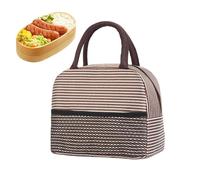 Genérico Lunch Tote Bag, Insulated Storage with Mesh Pocket, Fashionable Lunch Box Container for Easy Carrying, Durable Thermal Material with Zipper Closure, Portable Food Organizer, Lunchs Bag
