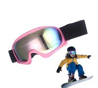 Genérico Lunettes de Snowboard pour Jeunes - Lunettes de Snowboard pour | de Ski Antibuée | de Neige Douces Confortables et Chaudes pour Anniversaire Hiver Sports Ski Snow