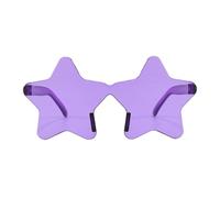 Genérico Lunettes Star pour Femmes - Lunettes de Sans Monture | Mode Plage | Tendance pour Quotidien Anniversaire Festival Concert Événements à Thème
