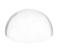 Genérico Lupa de Cúpula Acrílica Transparente 8 Cm Aumento 10x y Pisapapeles de Media Bola para Escritorio, Lectura de Libros y Documentos, Herramienta Óptica Portátil para Personas