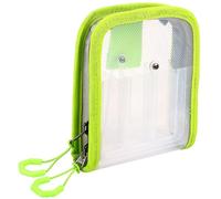 Genérico Lure Storage - Portable Tackle Bag, Foldable Binder with Padded Inserts, Protective Wrap for Hooks, Fishing Gear Set Proof Zipper, Freshwater Saltwater Fishing