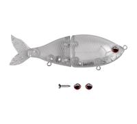 Genérico Lures de pêche, leurres de Poisson - Swimbait dur Non peint - Les atouts Des Wobblers réalistes pour l'action pour la pêche à la mouche de la de Basse d'eau douce