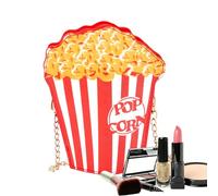 Genérico Lustige Handtasche - Hamburger Tasche | Niedliche Schulterhandtasche für Reisen, Schule, Einkaufen, Arbeit, Freizeit, Alltag, Kunstleder, Unisex, Rund, 1 Stück