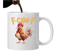 Genérico Lustige Kaffeetasse - 330 ml Hahn Keramikbecher | Taza für Heißgetränke wie Kaffee, Tee, Milch, | Geschenk für Geburtstag, Frauen, Männer, Kollegen, Büro