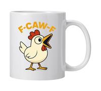 Genérico Lustige Kaffeetasse - 330 ml Hahn Keramikbecher | Taza für Heißgetränke wie Kaffee, Tee, Milch, | Geschenk für Geburtstag, Frauen, Männer, Kollegen, Büro