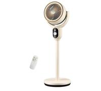 Genérico Luxvalu Fan, Coldblast Adjustable Fan, Portable Rechargeable Usb Table Fans, Air Circulation Fans for home or office (With remote control beige)