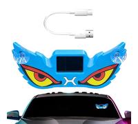 Genérico Luz Ambiental LED Solar De Coche,Sin Taladro 5 Modos Decoración Impermeable - Luz LED Para Ventana Coche,Para SUV Camión Furgoneta RV Deportivo Uso Diario Detalle Garaje Hogar Y Entrada De