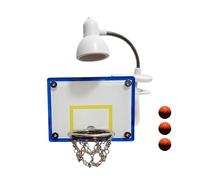 Genérico Luz Baloncesto - Kit de Luz Nocturna LED de Aro de Baloncesto,Iluminación Ambiental con 3 Balones para Juegos Interiores Decoración para Pared Habitación Niños Niñas