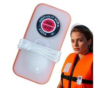 Genérico Luz Chaleco Salvavidas - LED Hidroactivado | Señal Rescate Marítimo | Luz Intermitente Localización Para Chaleco, Señal Socorro Activación Agua Para Barco Kayak Emergencia