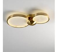 Genérico Luz colgante, Lámpara de techo Led mármol, lámpara dormitorio Simple estilo chino moderno, diseño ultrafina for estudio restaurante nórdico(2 headsD60 X H7CM,Neutral light)