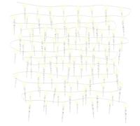 Genérico Luz de carámbano navideña (100 LED, Blanco cálido, 10 m, acrílico, PVC),Casa y jardín,Decoración,Decoraciones Festivas y estacionales,Luces de Navidad-356227