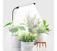 Genérico Luz de cultivo plantas LED USB con temporizador 3 9 12 horas 10 niveles brillo ajustables espectro completo para en maceta interior y suculentas