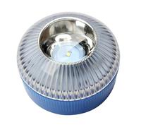 Genérico Luz de Emergencia V16 para Señalización en Carretera de Coche y Moto. Luz Azul Intermitente y Blanca Fija con Encendido manual, Base Imantada y Batería Recargable. No GPS.