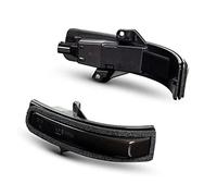 Genérico Luz de señal giro dinámica ámbar Indicador espejo lateral Lámpara intermitente secuencial for Suzuki for Jimny JB74 B64 2019 2020(Dynamic Smoked Case)