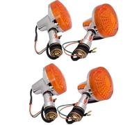 Genérico Luz de señalización de cambio carril Intermitente Trasero Para Motocicleta Para GN125 GS125 Resistente Al Agua Para Uso Diurno(4 piezas)