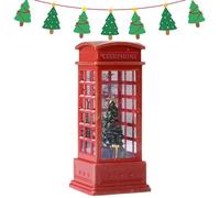 Generico Luz de teléfono de Londres - 2.01x2.01x4.72 pulgadas Lámpara nocturna Booth | Regalo para el Festival del Balcón para el Balcón para Bodas del Salón con Batería