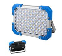 Genérico Luz De Trabajo LED Recargable | De Ángulo Amplio con 7 Modos | LED de Trabajo 3600mAh con Soporte Plegable - para Taller Garaje Camping Reparaciones