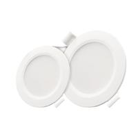 Genérico Luz empotrada Led AC110V 220V, foco de techo, plafón, luz, redondo, 6W, 10W, 14W, 24W, iluminación interior(5 PCS,4000K_10W)