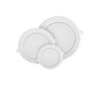 Genérico Luz empotrada Led AC110V 220V, foco de techo, plafón, luz, redondo, 6W, 10W, 14W, 24W, iluminación interior(10 PCS,4000K_10W)