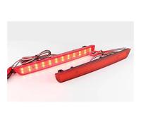 Genérico Luz Freno Montaje Alto 2 Uds LED Reflectores Parachoques Trasero Luces Freno Luces Advertencia Parada Trasera Para Mazda 3 2004-2009 Para Speed3 2007-2009 Accesorios(Red Lens)