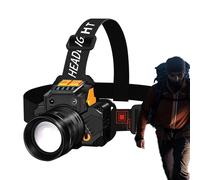 Genérico Luz Frontal Para La Frente,LED Recargable | Sensor de Movimiento para Pesca Senderismo Montañismo Caza Camping Reparación Automotriz