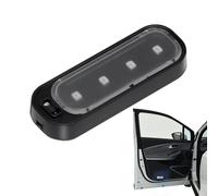 Genérico Luz Inalámbrica Para Puerta De Coche - Lámpara De Proyector De Sombras LED Con Luz De Bienvenida | Sensor Pedal Luces De Iluminación Advertencia Ambiental Accesorio De Seguridad Ajuste