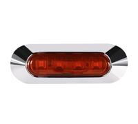 Genérico Luz indicadora lateral del automóvil, Luz lateral del camión - 4 luces LED de señal de | Marcador LED impermeable Ip67, luces de señal de de 12/24v, para remolque para vehículos, veh