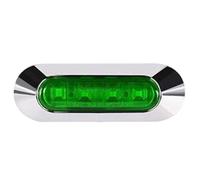 Genérico Luz indicadora lateral del automóvil, Luz lateral del camión, Marcador trasero de 4 LED, Marcador LED impermeable Ip67, luces de señal de de 12/24v, luces para remolque, luz de seg