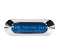 Genérico Luz lateral para camión, Luz de posición lateral para camión, 4 luces LED para remolque, Luces de señal de de 12/24 V, marcador LED, lámpara de luz indicadora para barco, vehículo, RV