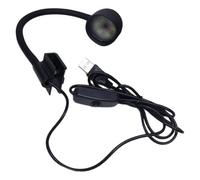 Genérico Luz LED Para Acuario | Lámpara Decorativa con Rotación 360° para Pecera - Luz Ambiental para Pecera - para Oficina Dormitorio Salón Decoración Hogar Acuarios de Agua Dulce y Salada