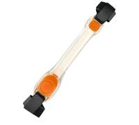 Genérico Luz LED para brazalete, Resplandor en la pulsera oscura, Pulseras de luz intermitente que brillan en la oscuridad Brazalete reflectante Luces de advertencia para pasear al perro